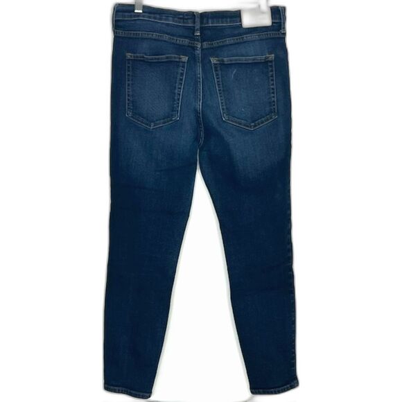 EVERLANE "THE HIGH RISE SKINNY JEAN" DARK WASH SIZE 31 ANKLE - Picture 10 of 11